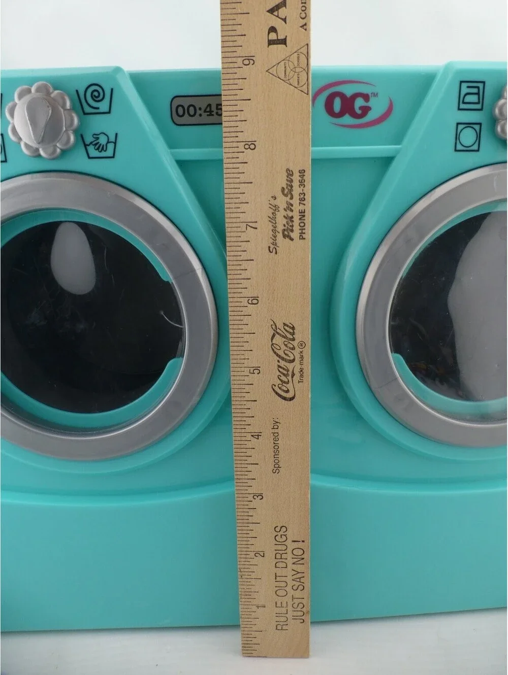 Our Generation Dollhouse Washer Dryer Set OG Laundry Appliances for 18